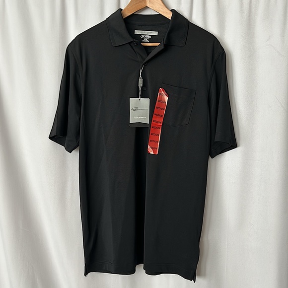 Greg Norman Collection Other - Greg Norman NWT Black Play Dry Short Sleeve Polo Shirt **Size M**